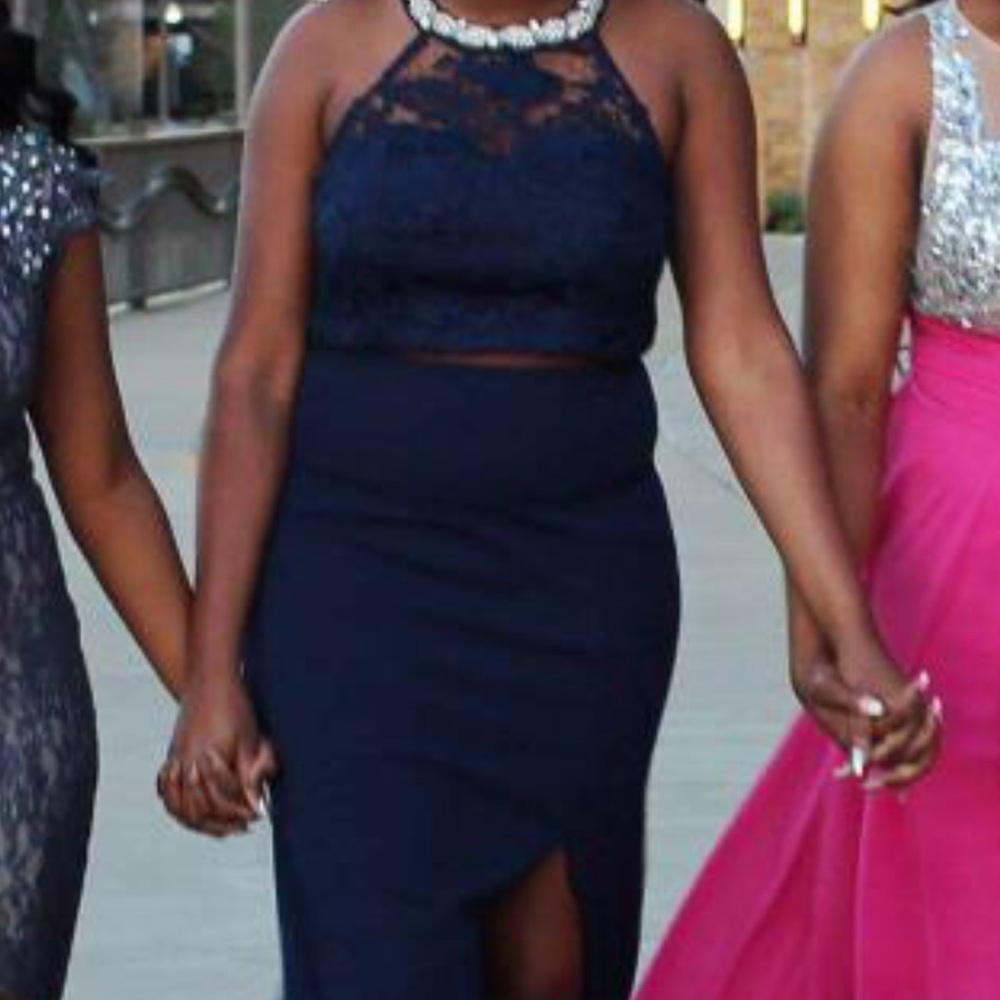 Blue Two-Piece Dress (FREE SHIPPING!!!)